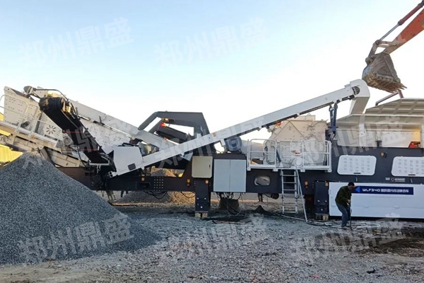 廊坊移動(dòng)破碎篩分一體車11