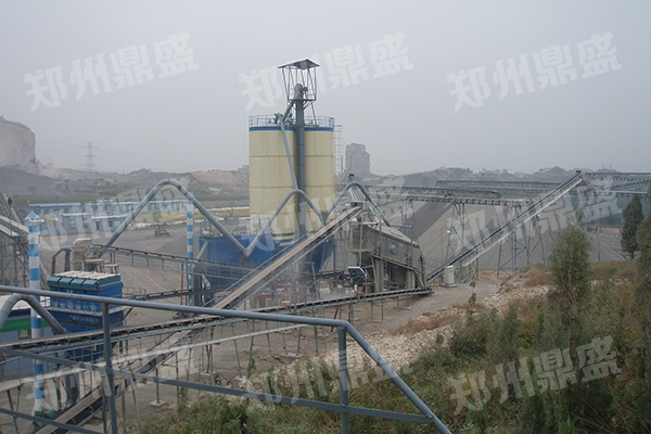 山東省濰坊市石灰石骨料生產線11