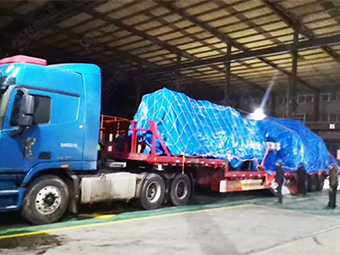 鄭州鼎盛首批模塊化金屬回收線和金屬提純線設備發往阿聯酋鋼鐵